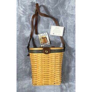 Longaberger Purse Large Basket Collectors Club Country Estates Hand Woven‎ New